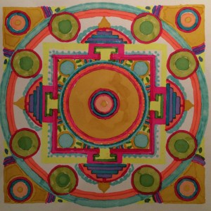 Day 17: Final flip side of this coloring page