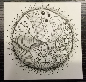Day 34: Zen Mandala for my niece Malorie