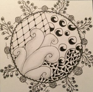 Day 46: Travel weary Mandala