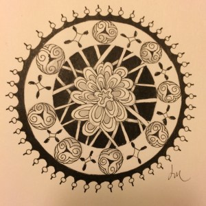 Day 64: Happily inspired Mandala